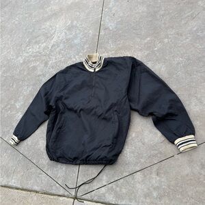 Vintage Y2K Champion Black & Tan Windbreaker Jacket